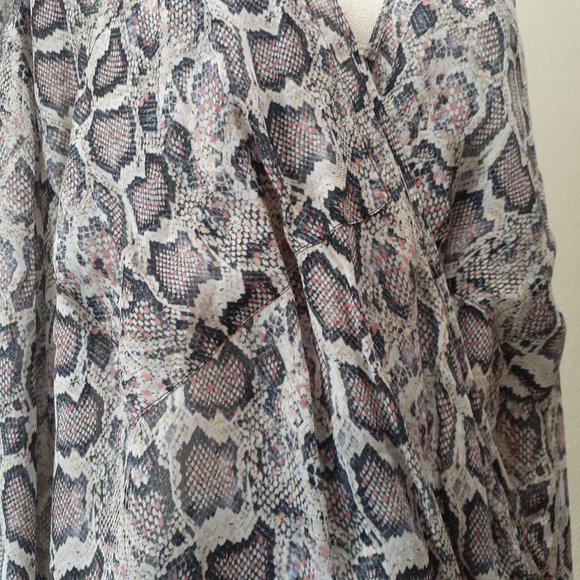 All Saints Faux Wrap Blouse - Picture 7 of 14